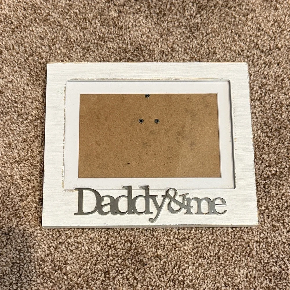 White 'Daddy & Me' 5x7” Photo Frame